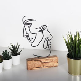 Aberto Design M-035 Objeto Decorativo Negro